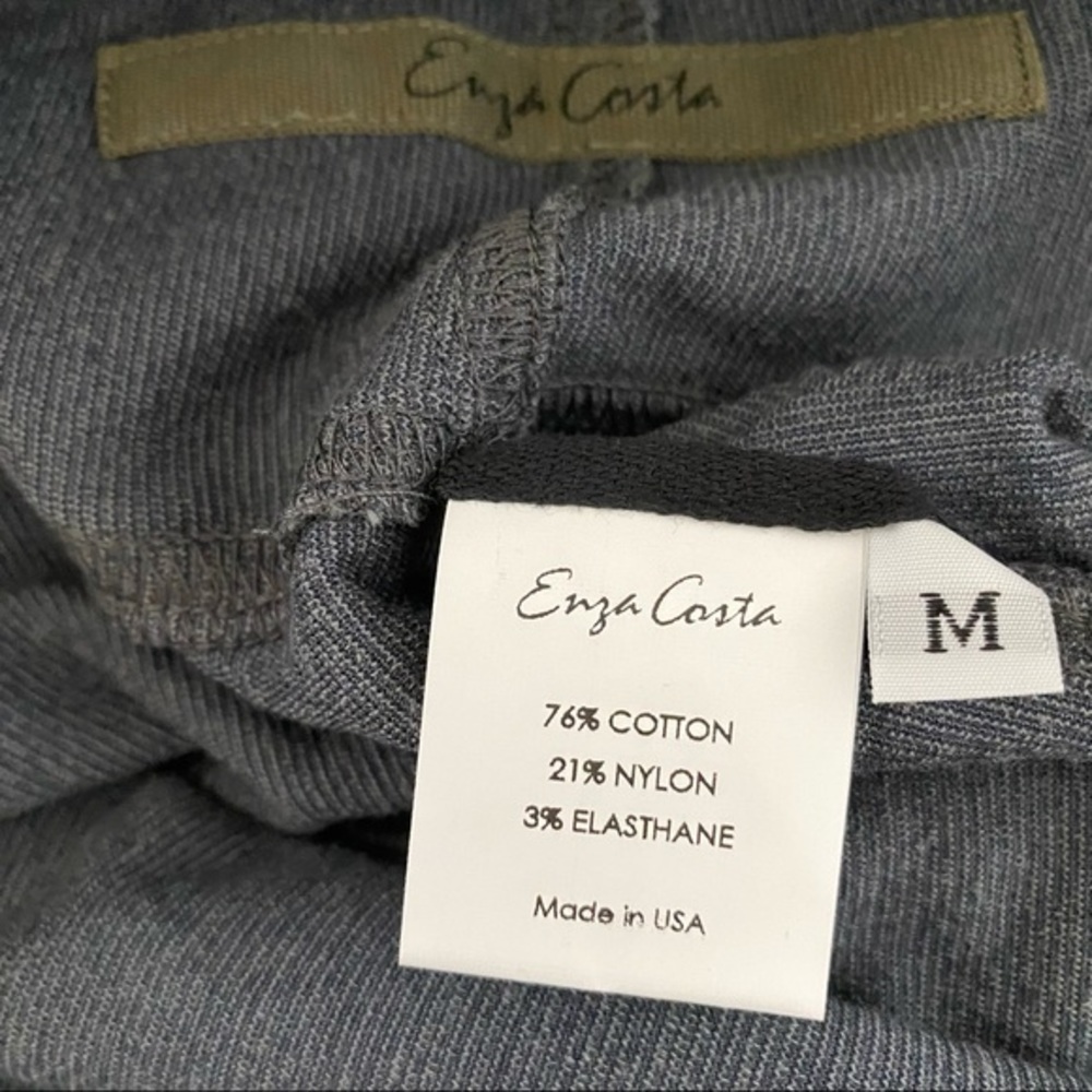 Enza Costa Corduroy Legging Charcoal - Picture 8 of 16